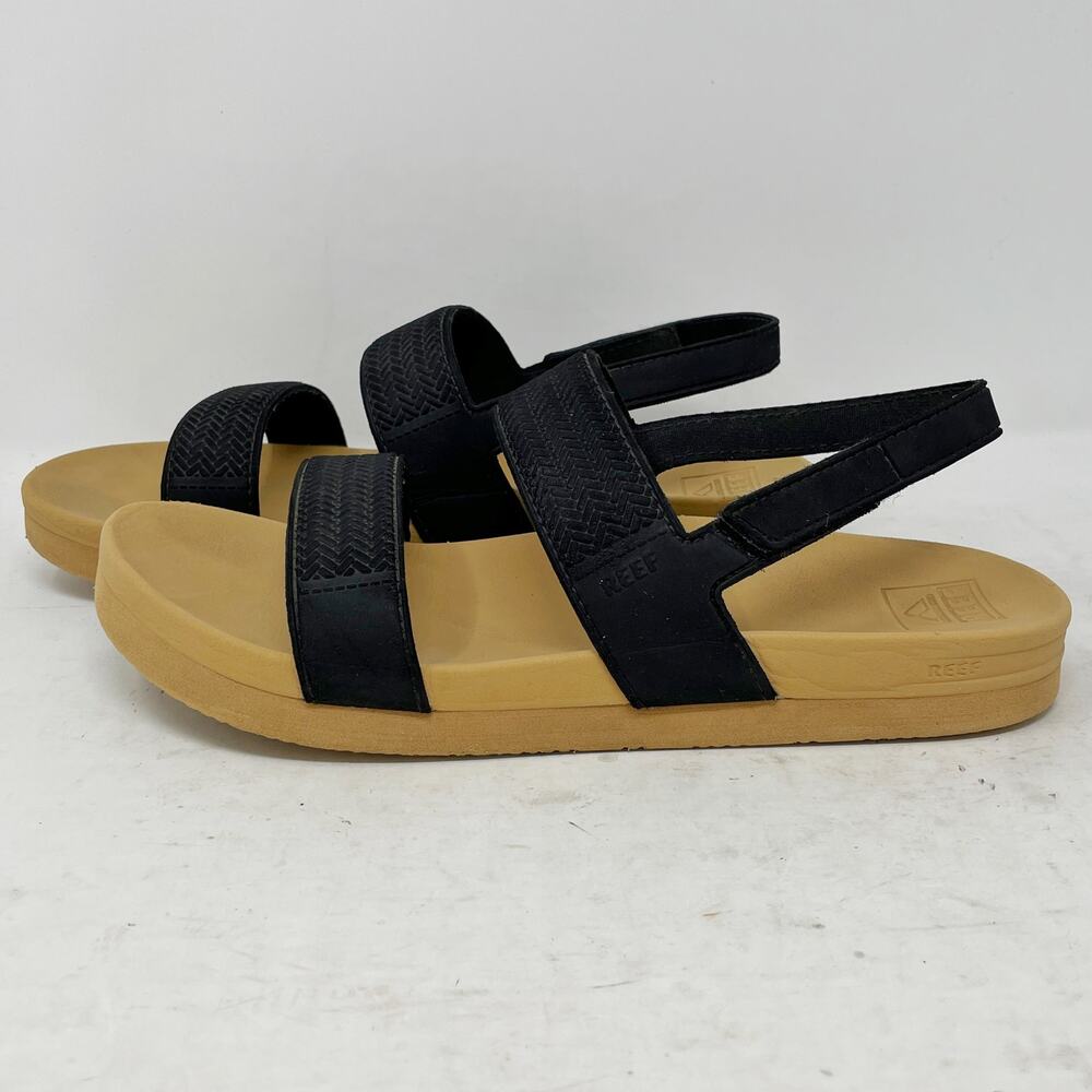 Reef Black & Tan Kids Water Vista Sandals Youth Size 5